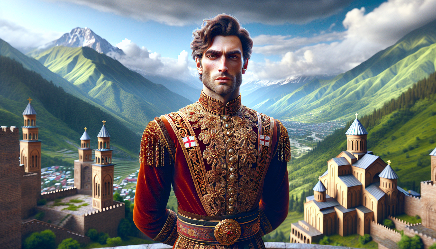 Handsome Georgian king