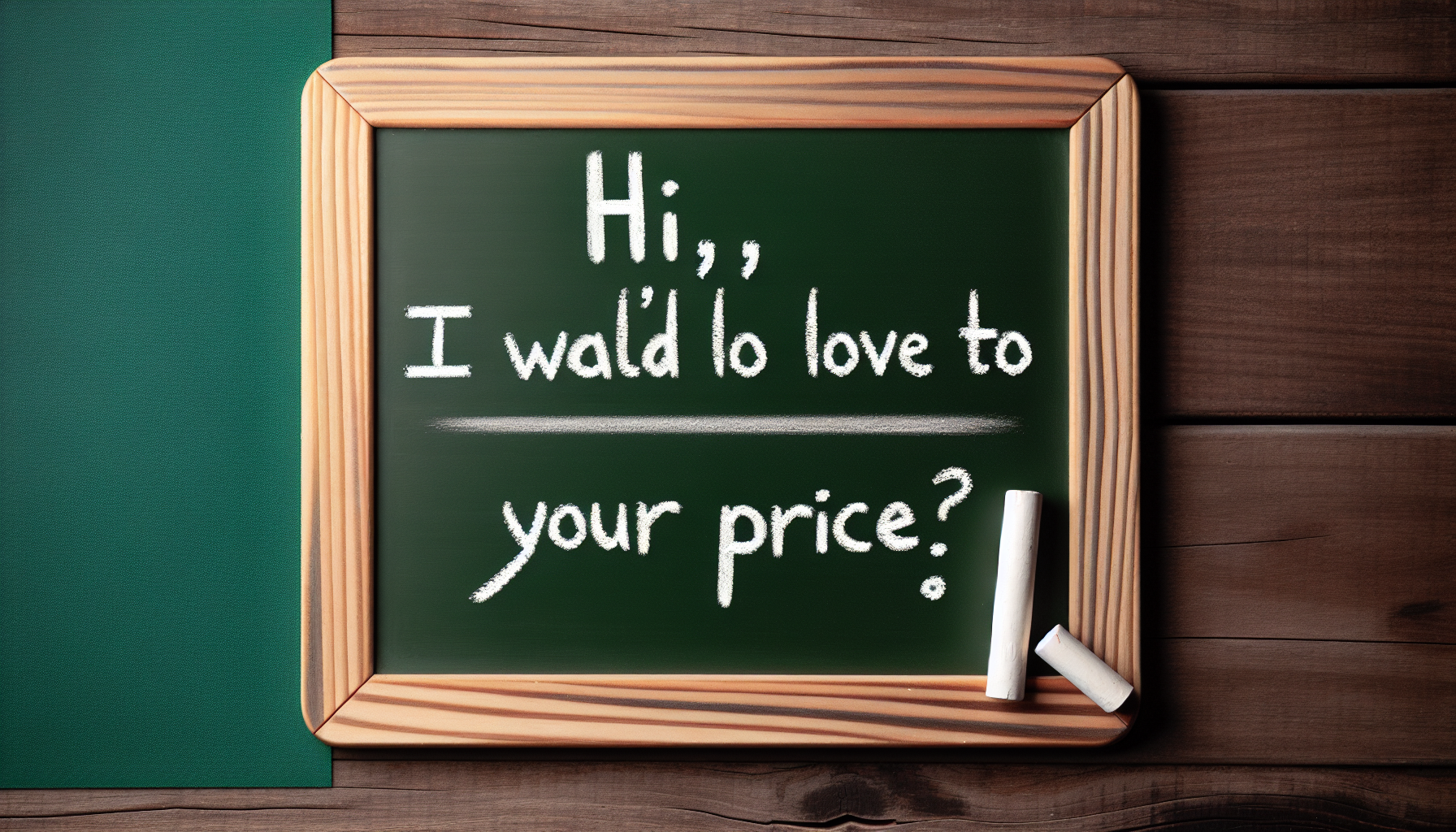 Hi, kam dashur të di çmimin tuaj