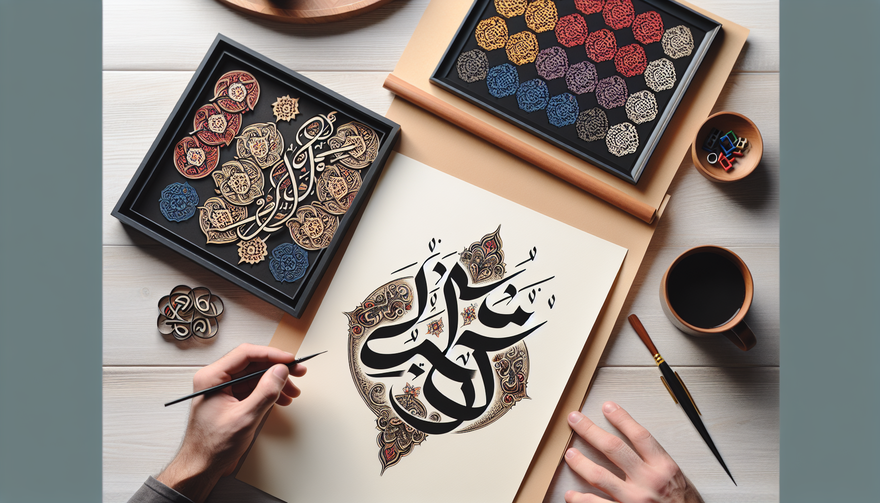 اكتب كلمة اعماق بخط  عربي