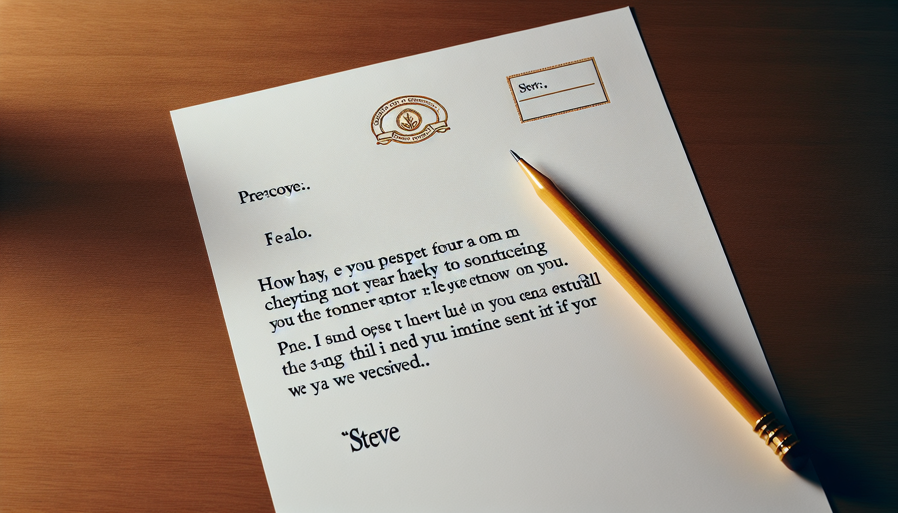 Greetings,

Kindly confirm if you got our email yesterday.


Steve