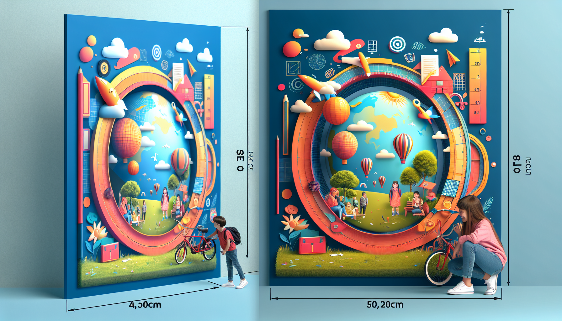 Youth 3D style; education Book; English; internationalization; 50-70cm poster; Vertical version