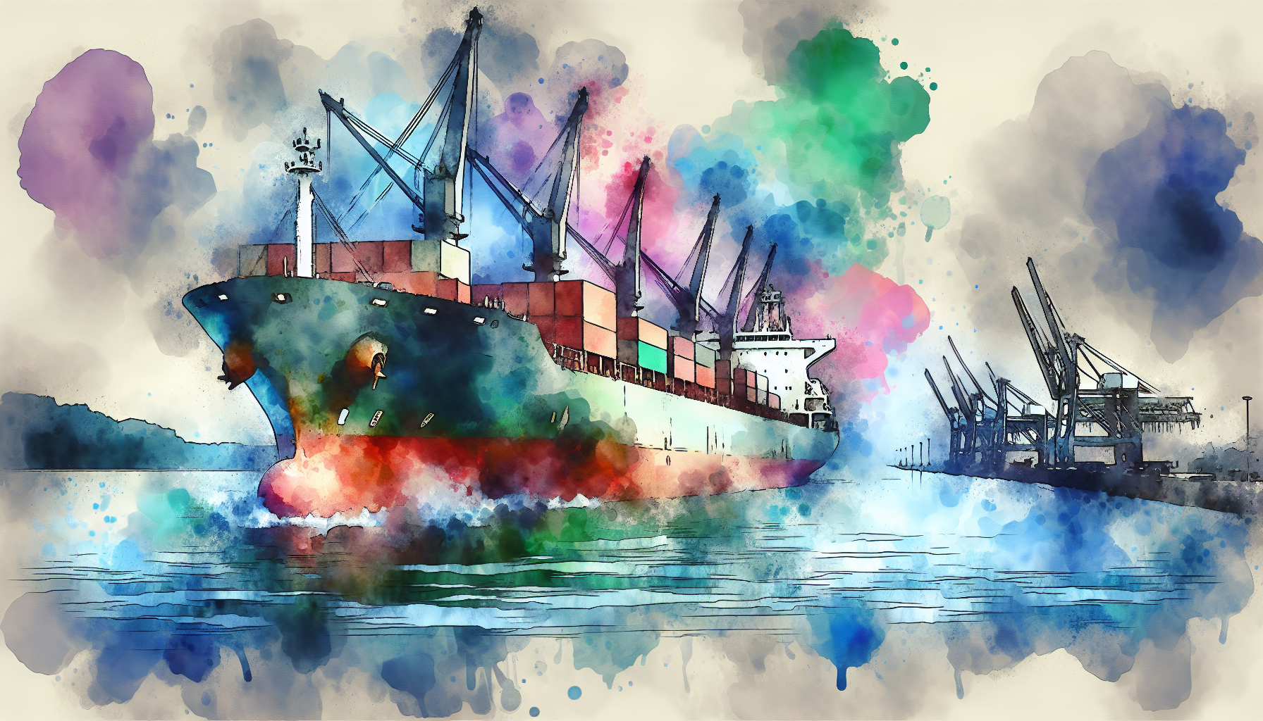 Freighter ship boat