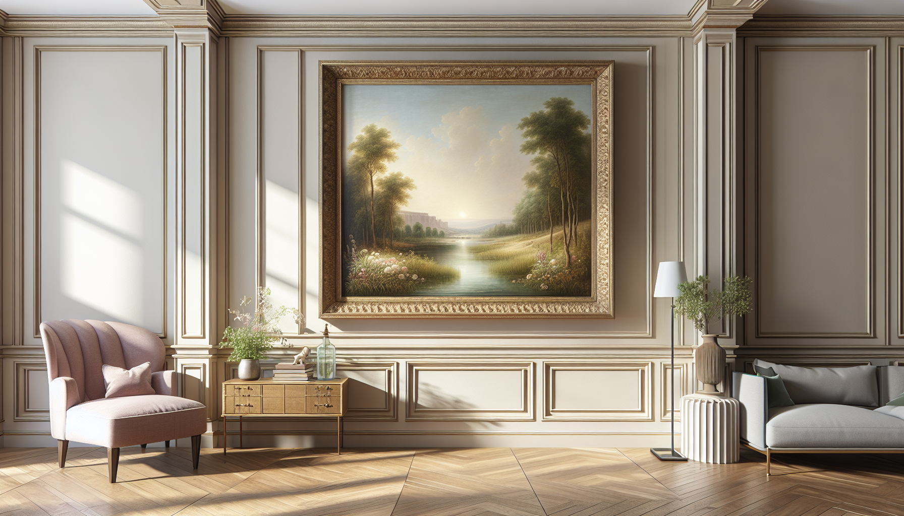 room photo, interior, direct photo, wall, frame