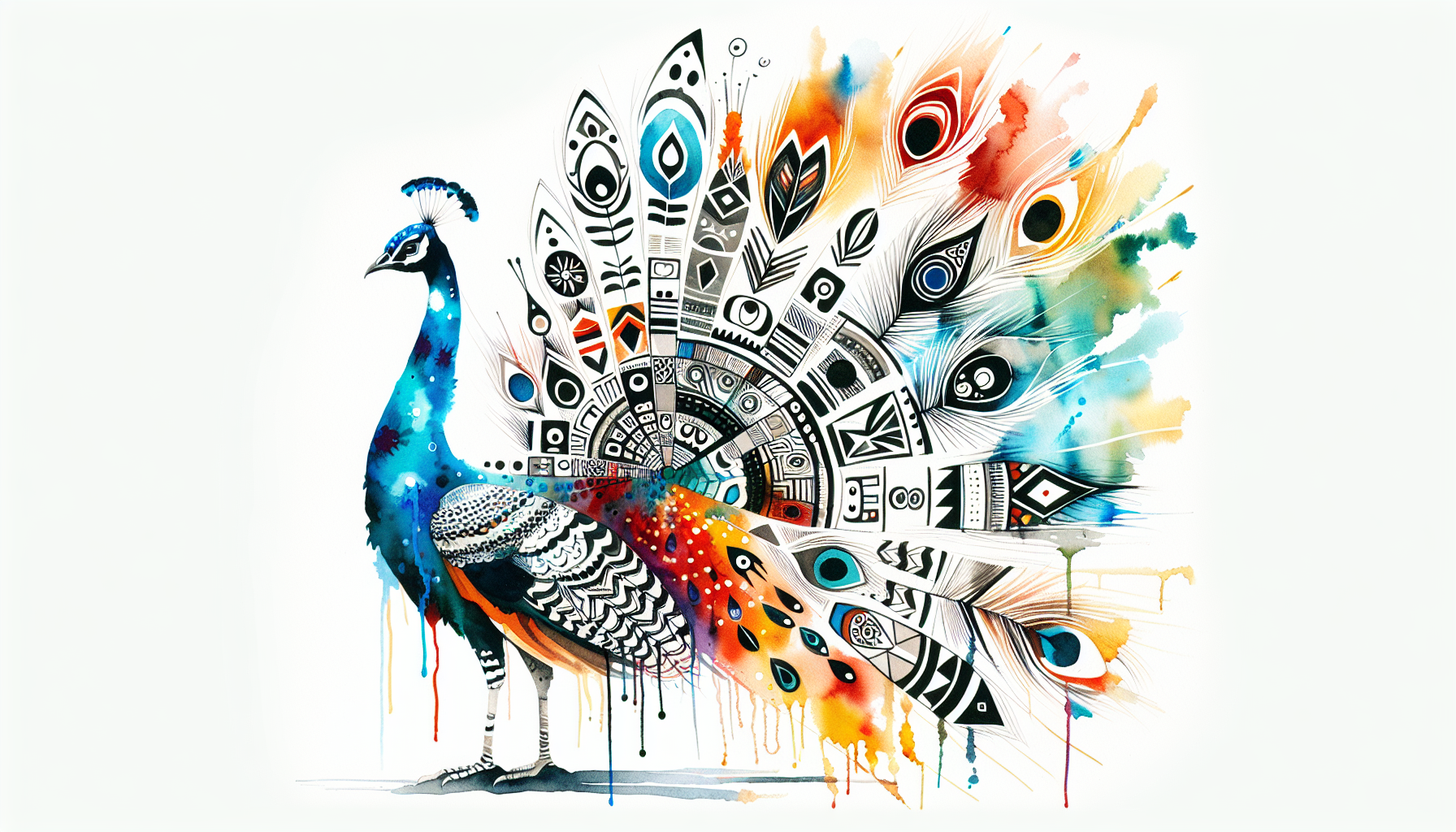Native American peacock