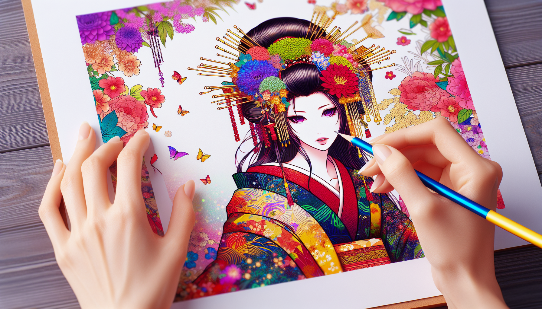 a woman with the style of the artist Navigavi