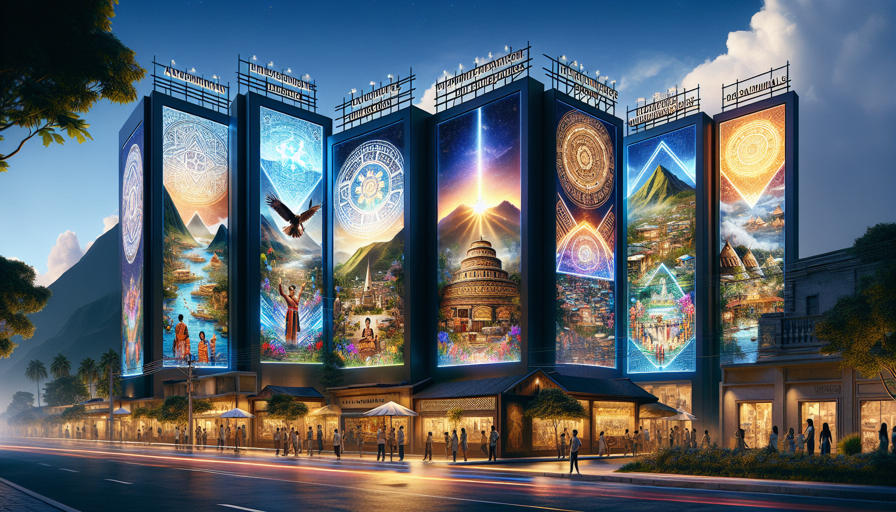  The group's project involves creating murals that celebrate the culture, history, and natural beauty of the Filipino community. These murals are designed digitally and then displayed on large screens around the neighborhood, making them accessible to everyone.
