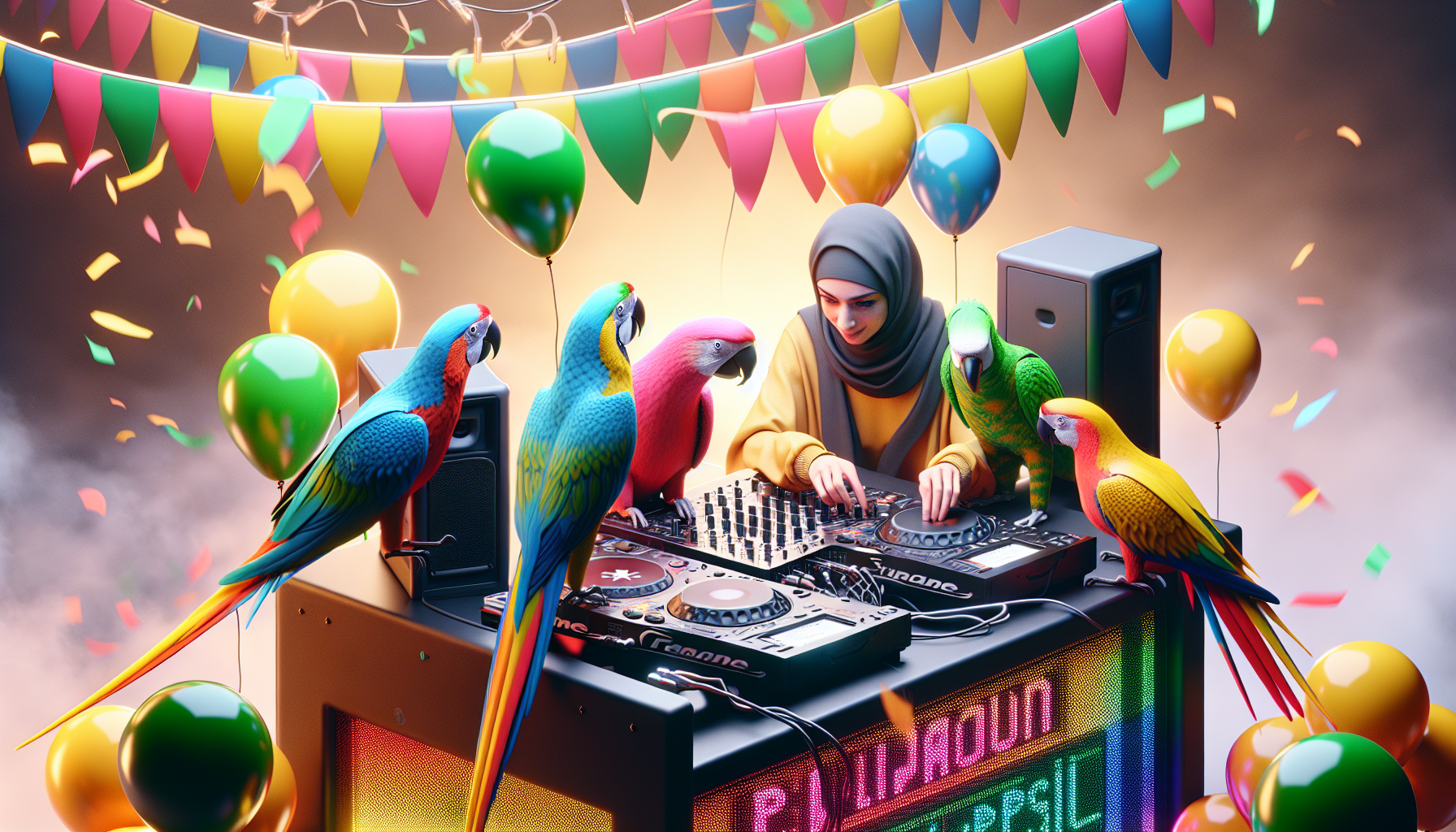 Buon compleanno Giuseppe,pappagallni,Dj

