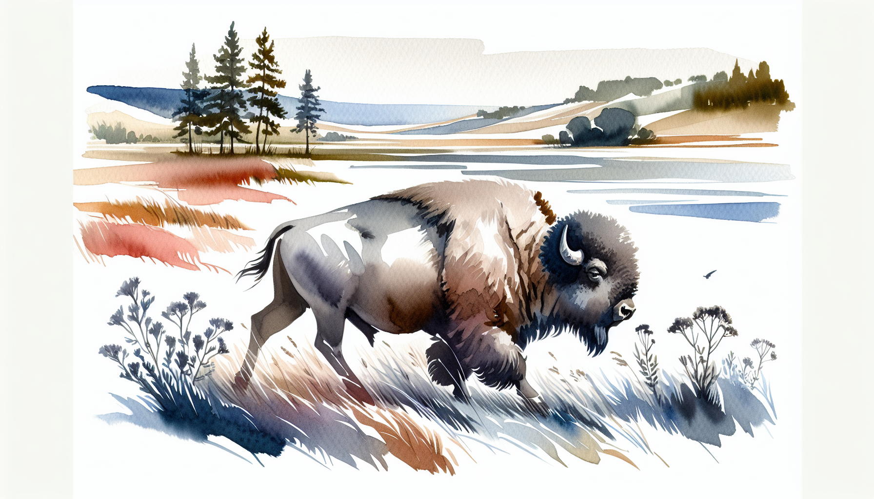 Native American bison 