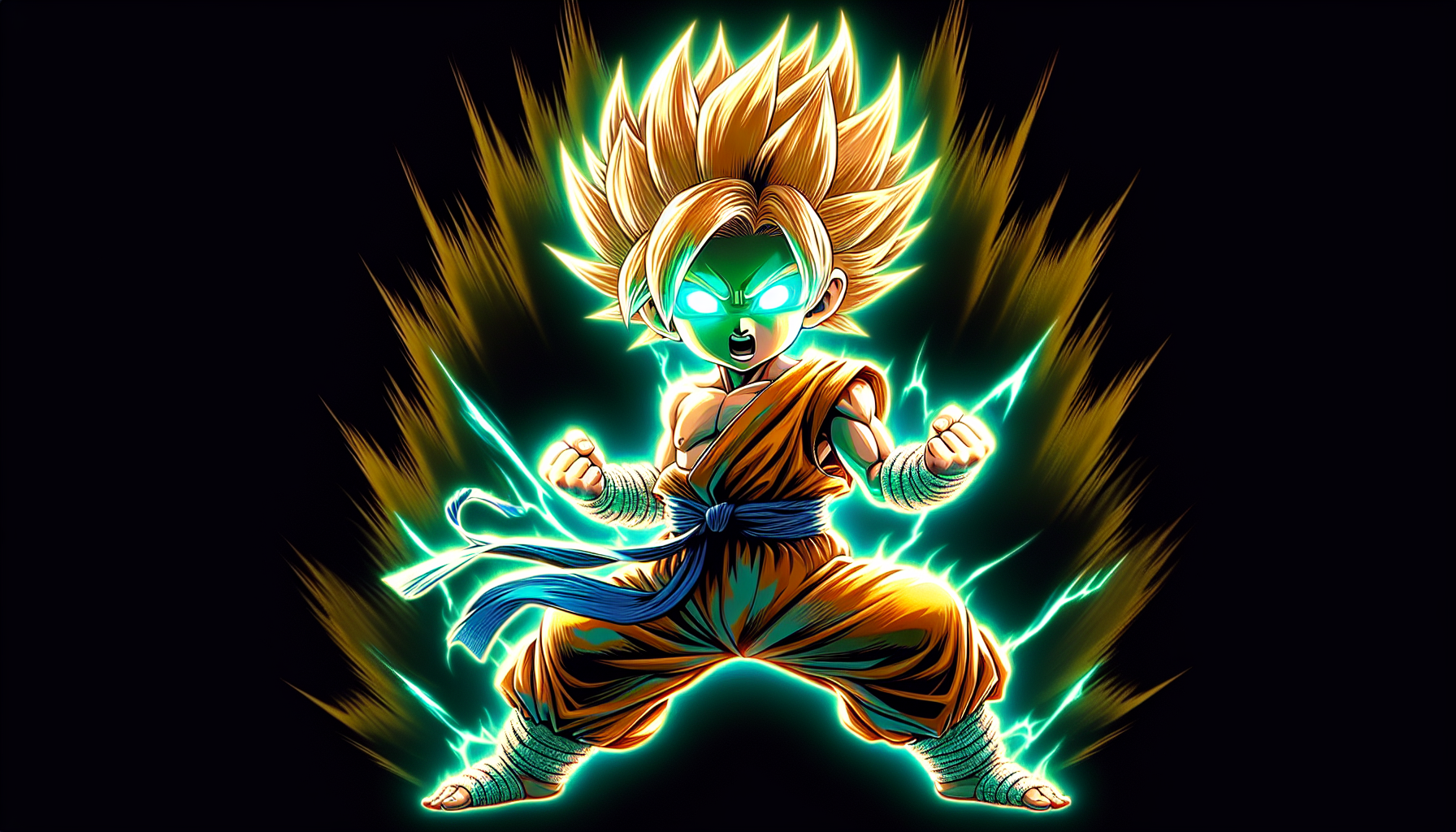 スーパーサイヤ人3　子供　昇竜拳