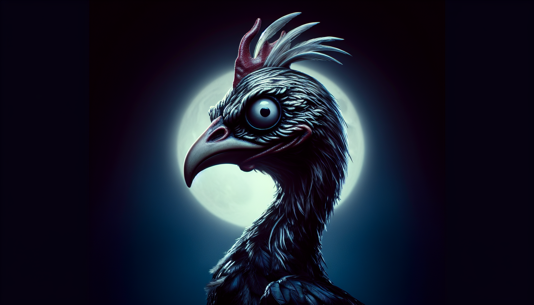 profile picture of scary chicken
