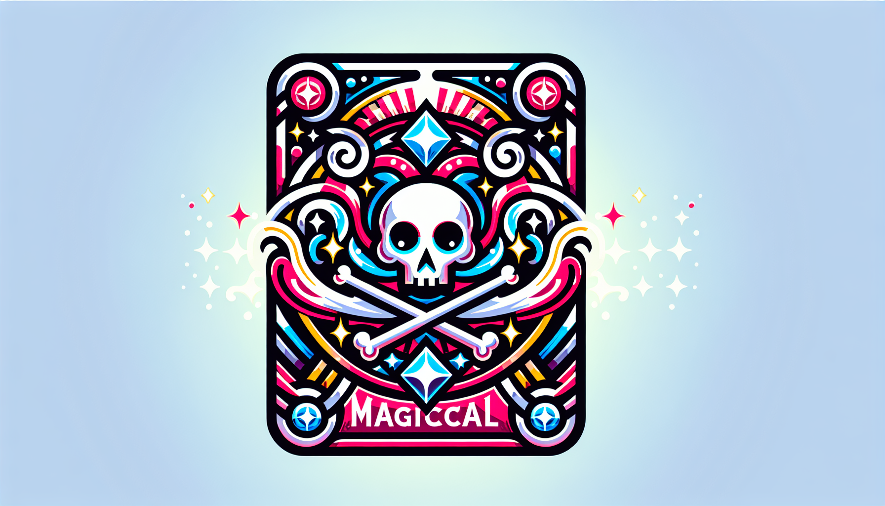 Huesos cruzados carta mágica Yu-Gi-Oh 