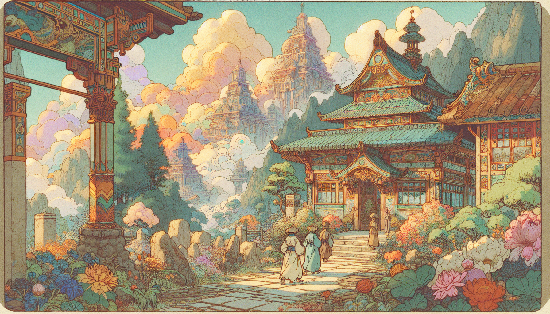 Generate this image into Ghibli style art 