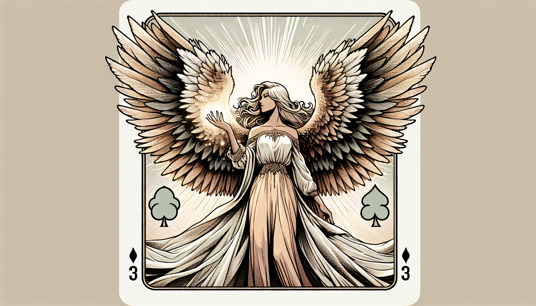 Querubin carta de Yu-Gi-Oh fondo simple brillo mate