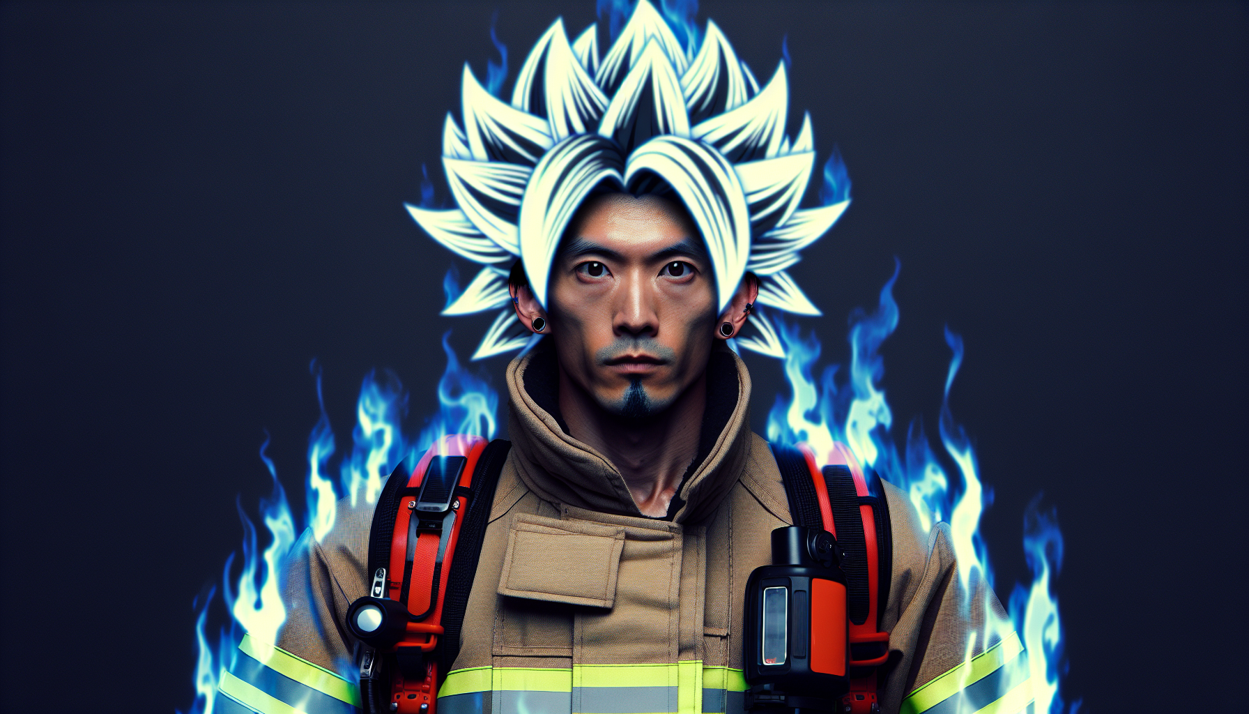japanese firefighter 37years male saiyajin
