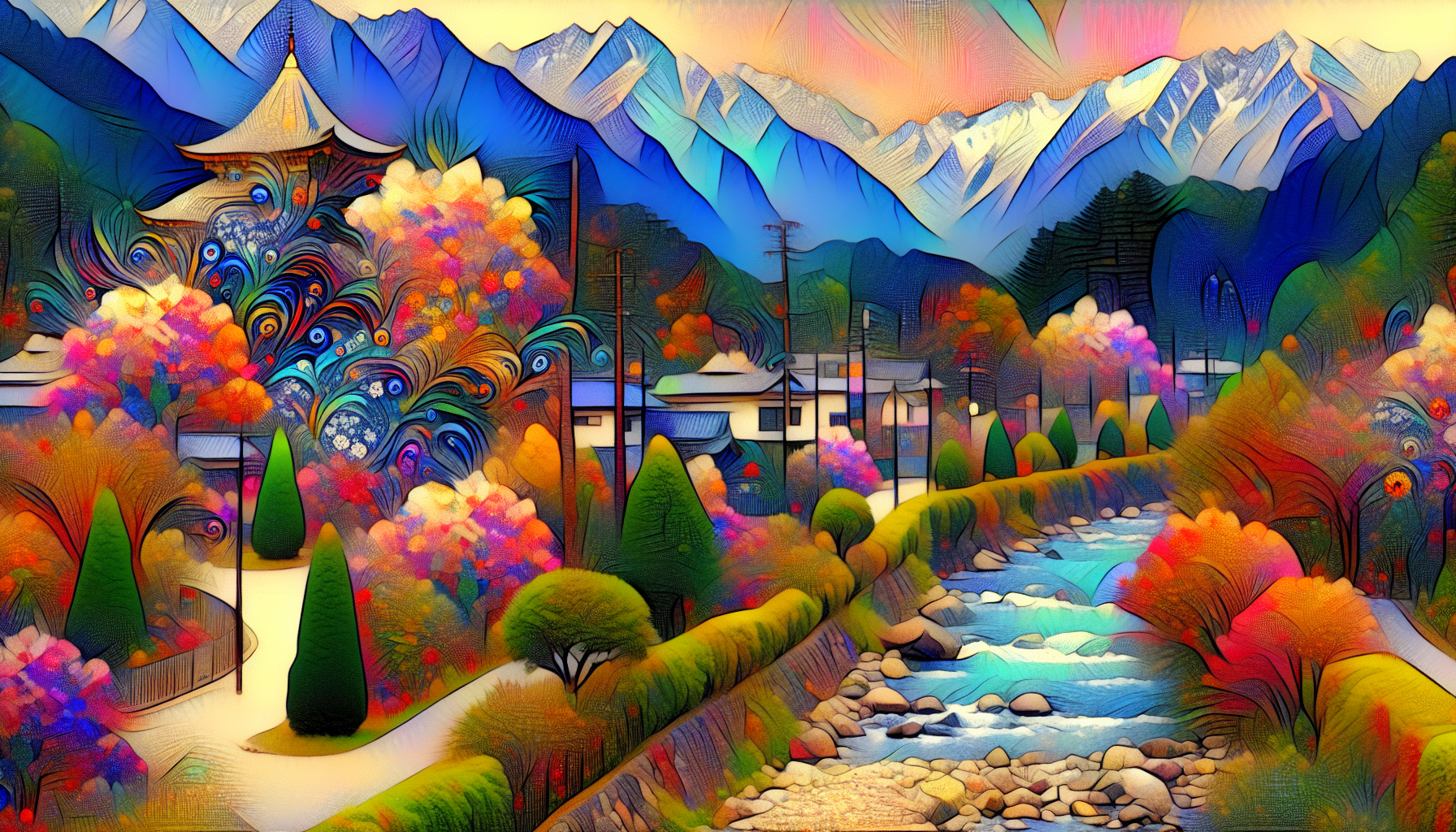 Turn this photo into Ghibli art 