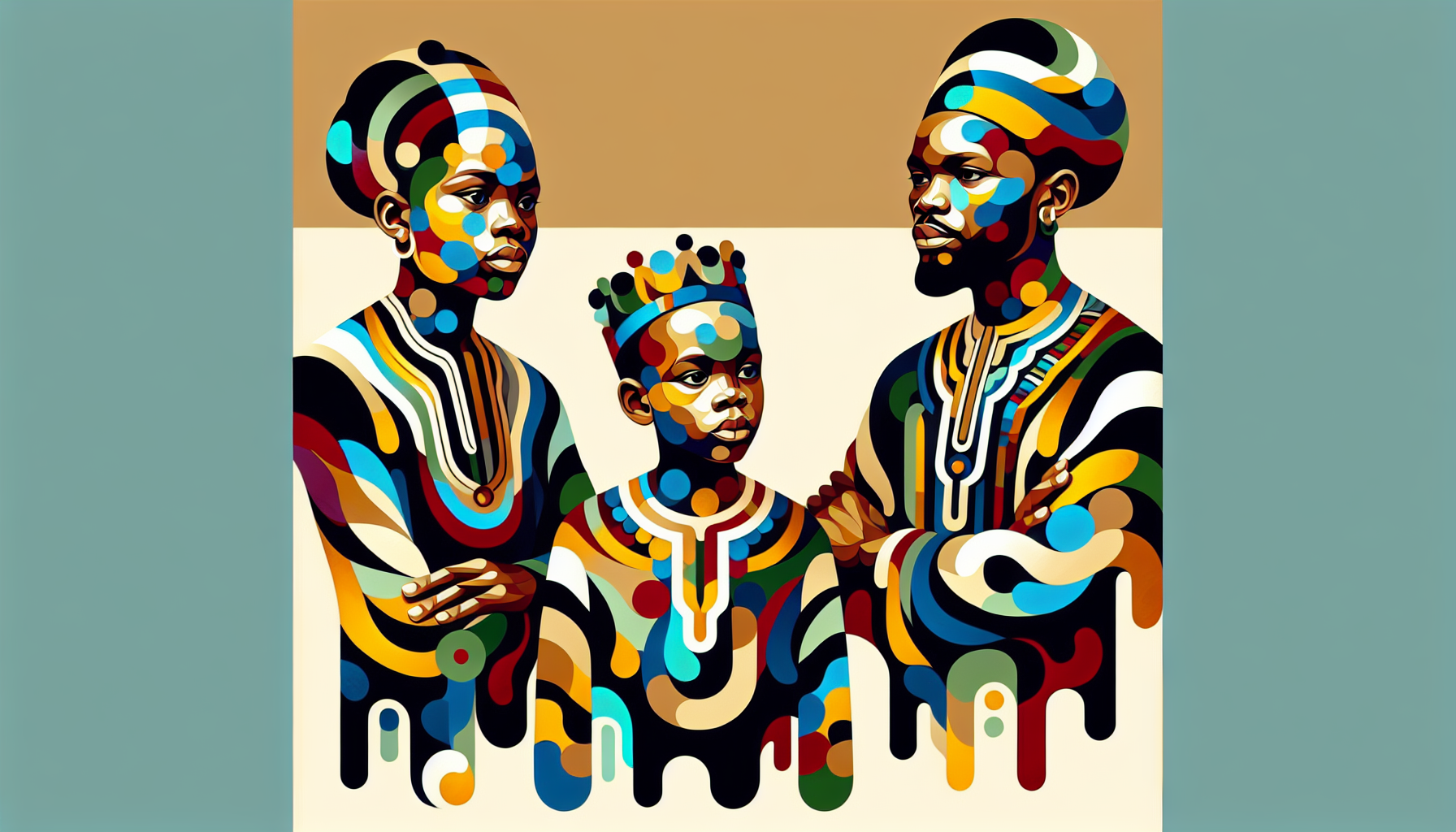 African King and his two Princes