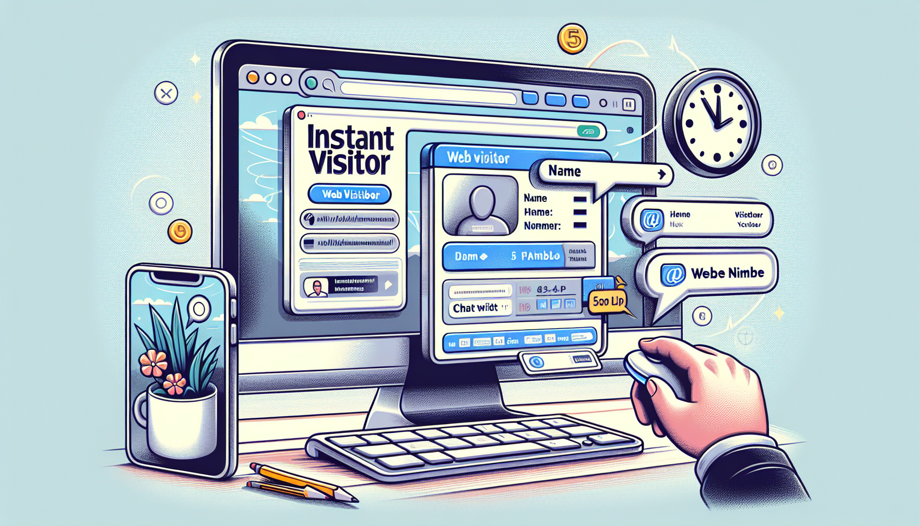 Hello, Eric here with a quick thought about your website Instantart 

Cool website!

My name’s Eric, and I just found your site - Instantart - while surfing the net. You showed up at the top of the search results, so I checked you out. Looks like what you’re doing is pretty cool.
 
But if you don’t mind me asking – after someone like me stumbles across Instantart, what usually happens?

Is your site generating leads for your business? 
 
I’m guessing some, but I also bet you’d like more… studies show that 7 out of 10 who land on a site wind up leaving without a trace.

Not good.

Here’s a thought…

How about making it really EASY for every visitor who shows up to get a personal phone call from you as soon as they hit your site…

You can –
  
Web Visitor is a software widget that works on your site, ready to capture any visitor’s Name, Email address, and Phone Number. It lets you know IMMEDIATELY – so that you can talk to that lead while they’re literally looking over your site.

https://resultleadgeneration.com to try out a Live Demo with Web Visitor now to see exactly how it works.

You’ll be amazed—the difference between contacting someone within 5 minutes versus a half-hour or more later could increase your results 100-fold.

It gets even better… once you’ve captured their phone number, with our new SMS Text With Lead feature, you can automatically start a text (SMS) conversation – immediately… and contacting someone in that 5-minute window is 100 times more powerful than reaching out 30 minutes or more later.

Plus, with text messaging you can follow up later with new offers, content links, even just follow-up notes to keep the conversation going.

Everything I’ve just described is simple, easy, and effective. 
     
https://resultleadgeneration.com to discover what Web Visitor can do for your business, potentially converting up to 100X more eyeballs into leads today!

Eric

PS: Web Visitor offers a complimentary 14-day trial – and it even includes International Long Distance Calling. 
You have customers waiting to talk with you right now… don’t keep them waiting. 
https://resultleadgeneration.com to try Web Visitor now.

If you'd like to Want to receive fewer emails, or none whatsoever? Update your email preferences by visiting https://resultleadgeneration.com/unsubscribe.aspx?d=instantart.ai