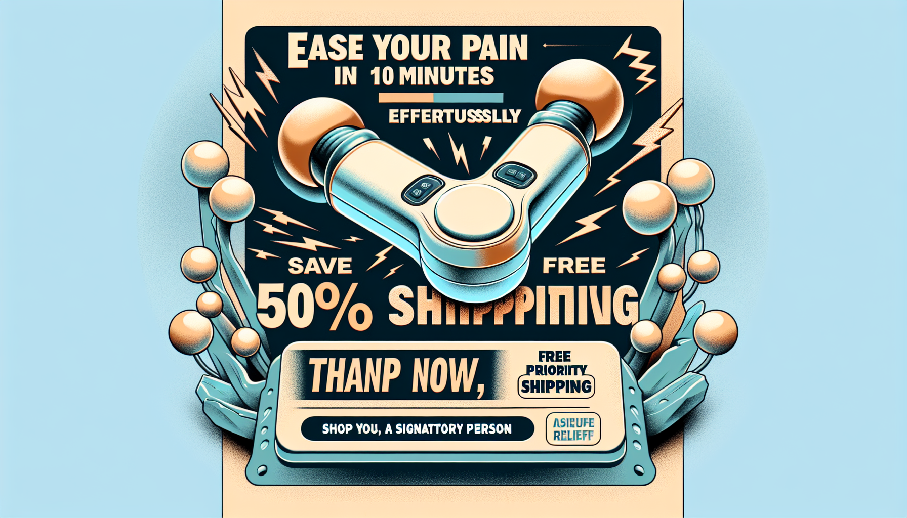 EASE YOUR PAIN IN 10 MINUTES EFFORTLESSLY

Be Free from sore muscles and joint pain
Try FitRx Wireless Massager & Relieve YOUR Pain Effortlessly In 10 Min!
Save 50% OFF + FREE Priority Shipping

Shop Now: https://EaseRelief.net

Thank You, 

Tayla