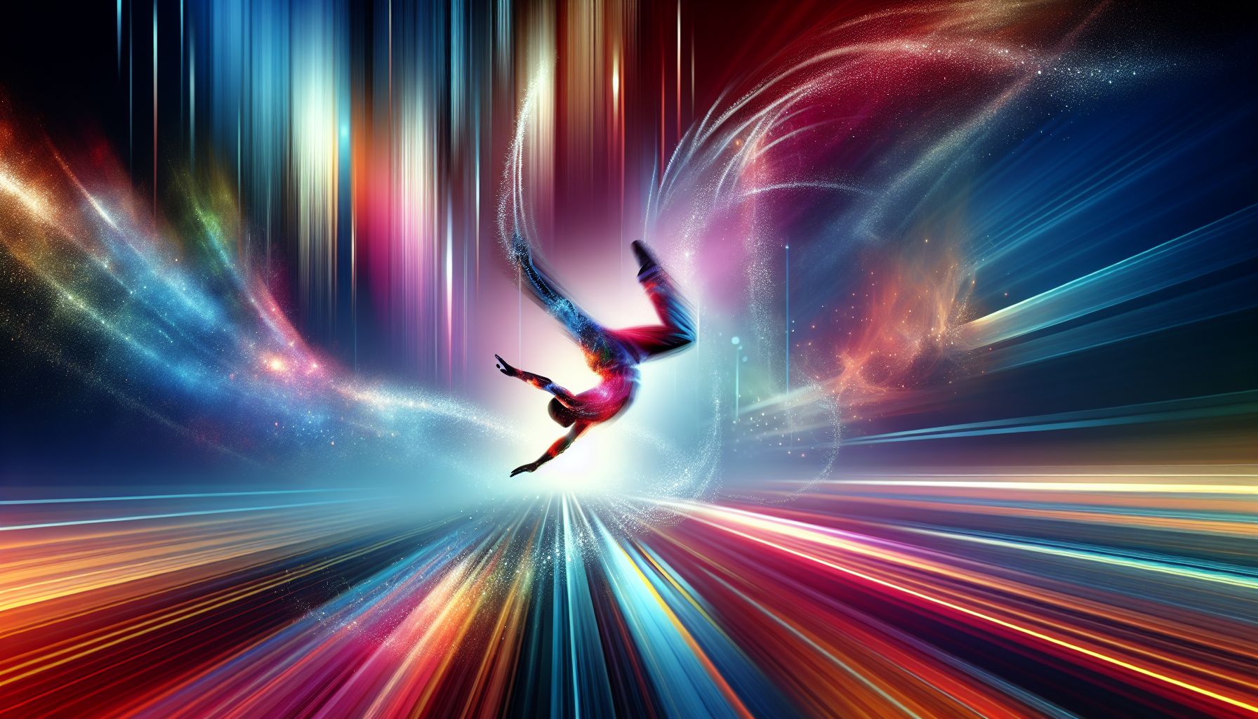 Cirque du Solei style somersault