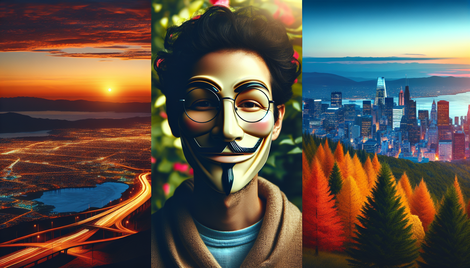 Own picture with different backgrounds 