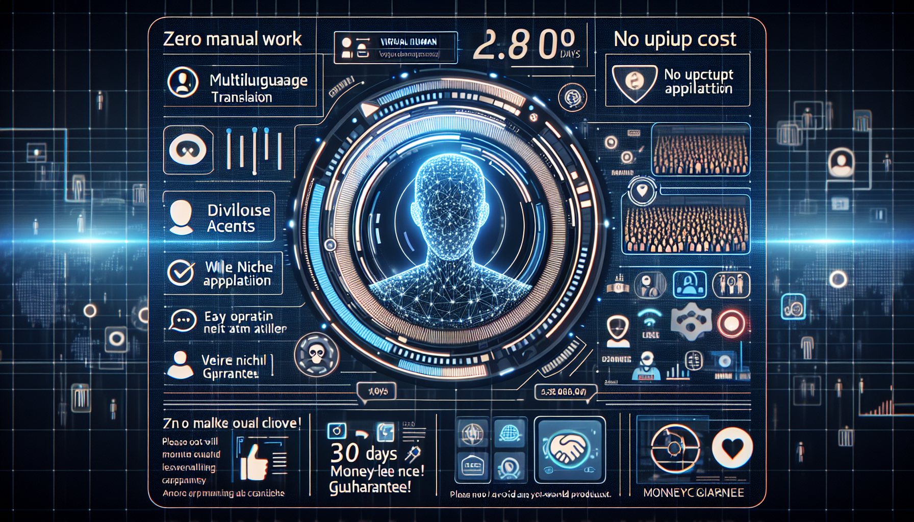 - With 1-Click Generate “Virtual Human” Videos 
- All Of Our Views Turns Into Huge Paydays ($500+)
- Our Videos Dominate ANY Platform No Matter Which (TikTok, IG, FB, YT,...) 
... more https://www.novaai.expert/Humanify
- Generate Videos In Over 50 Languages And Dozens Of Accents… 
- No Recording Or Editing Required Whatsoever  
- ZERO Manual Work With Humanify. Never Write Scripts, And Never Record 
- We Get Over 100,000 Views Daily On Our Videos… 
- Works In Any Niche No Matter What
- No Complicated Setup - Get Up And Running In 2 Minutes
- Our Clients Generate Hundreds Of Dollars Working Less Than 2 Min
- ZERO Upfront Cost - Get Up And Running Immediately
- 30 Days Money-Back Guarantee
... more https://www.novaai.expert/Humanify