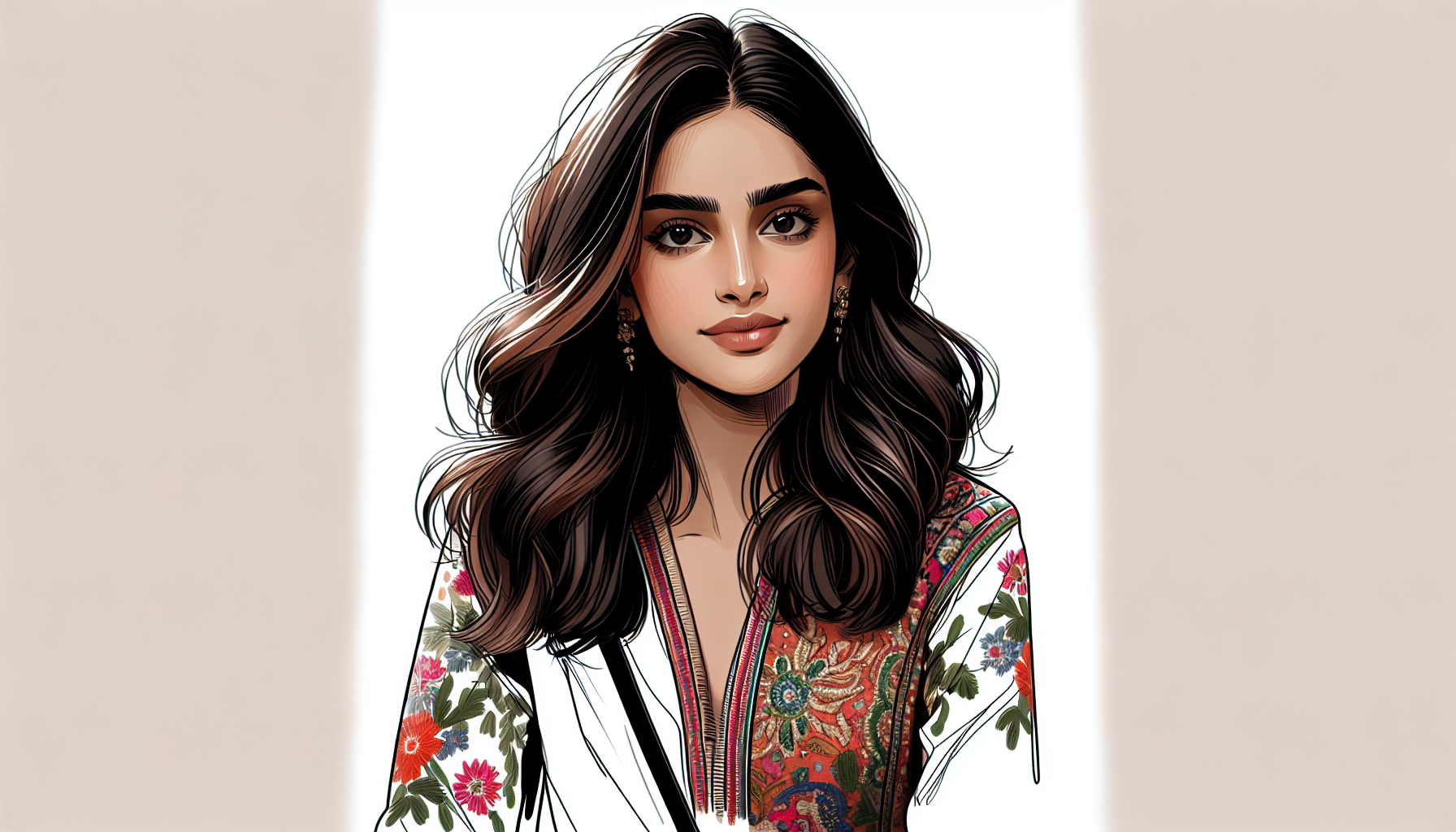 A Indian girl who is 21-23 years old and mordan 
