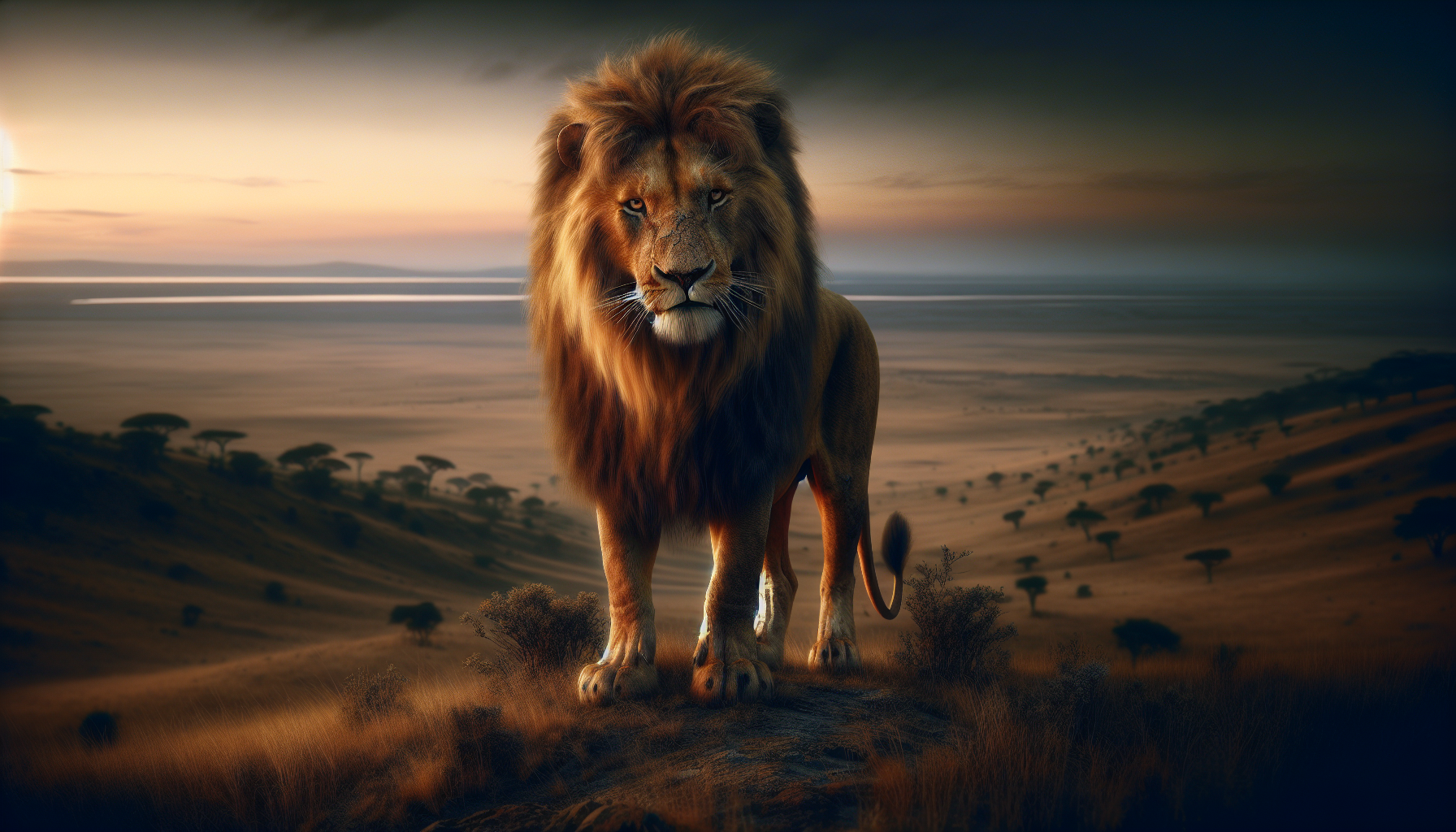 a lion