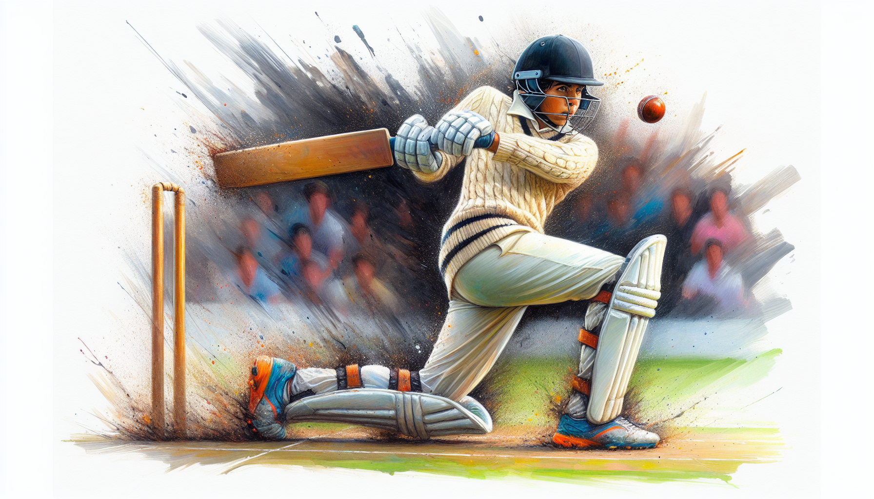 messi playing cricket