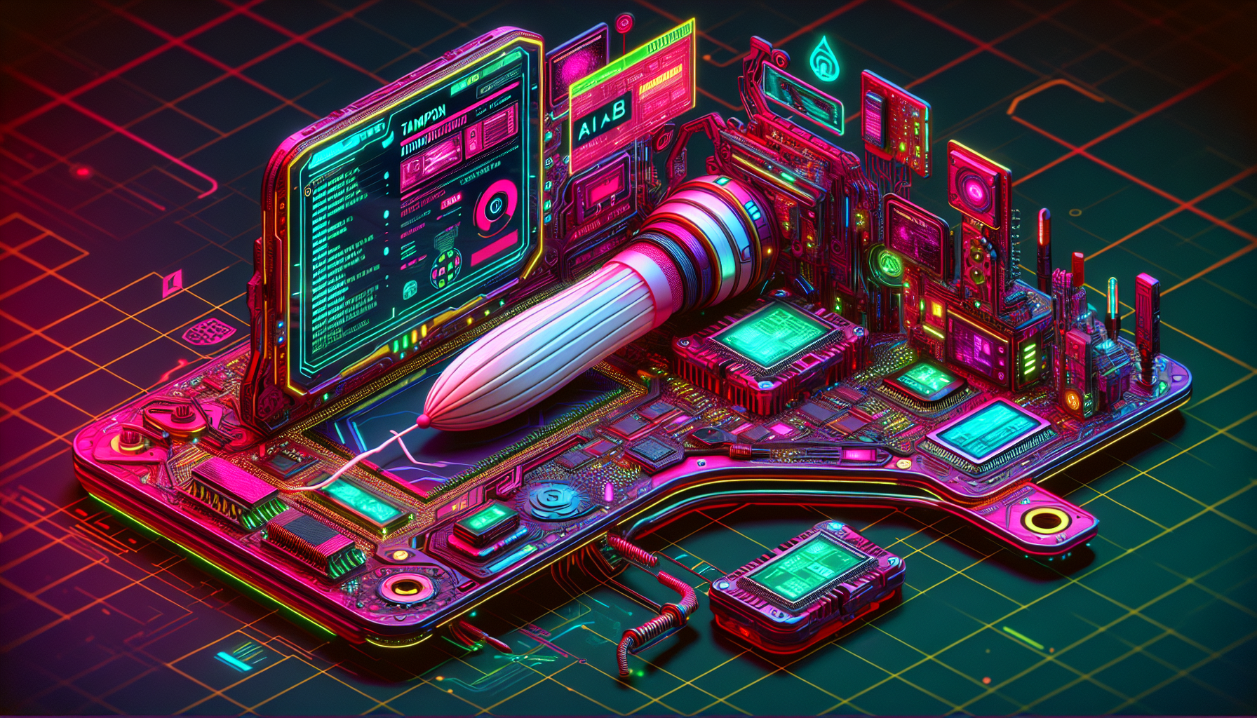 technological intelligent tampon mons inserted