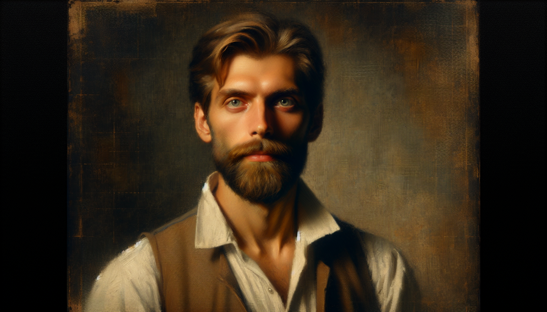 a man with a short beard