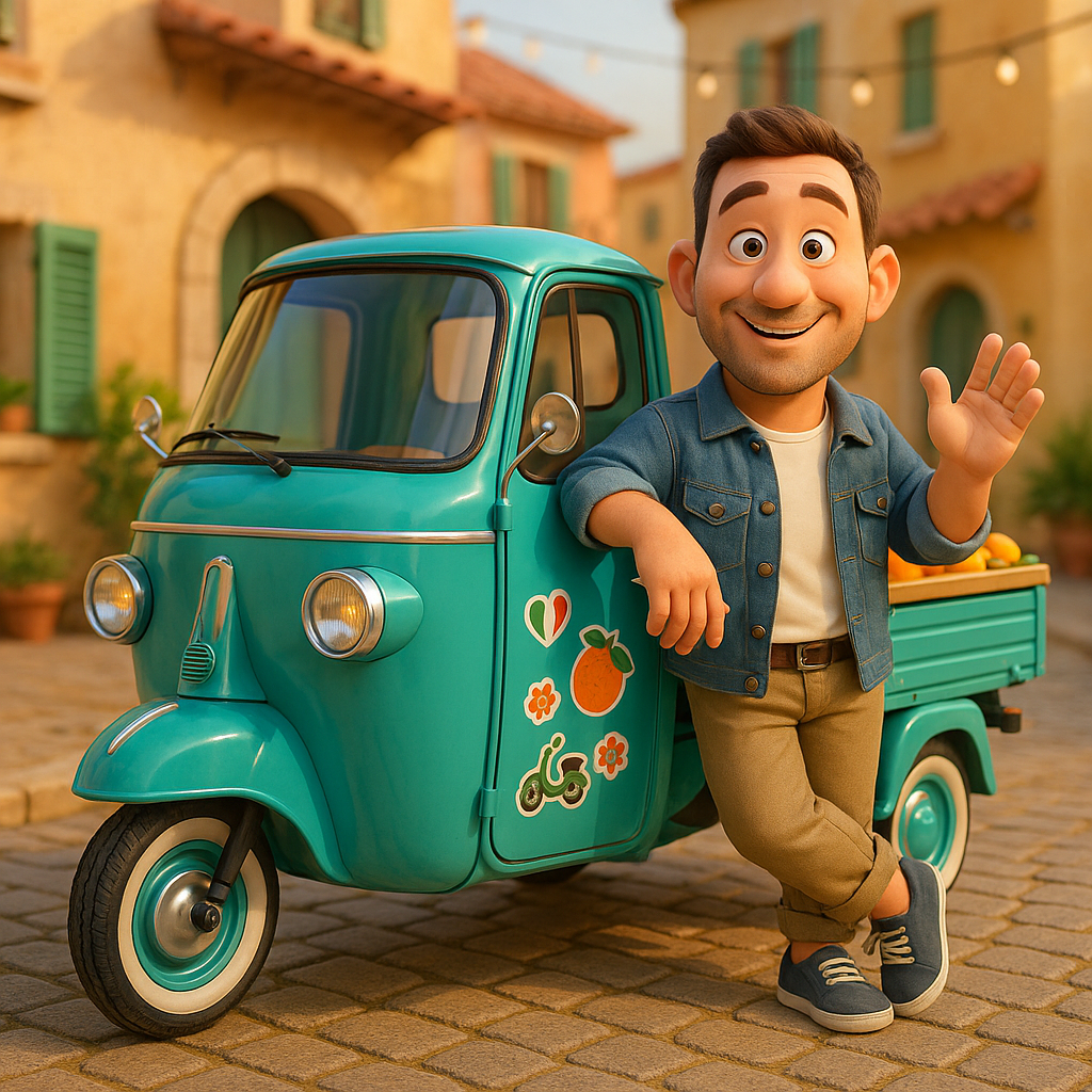 darko con ape car